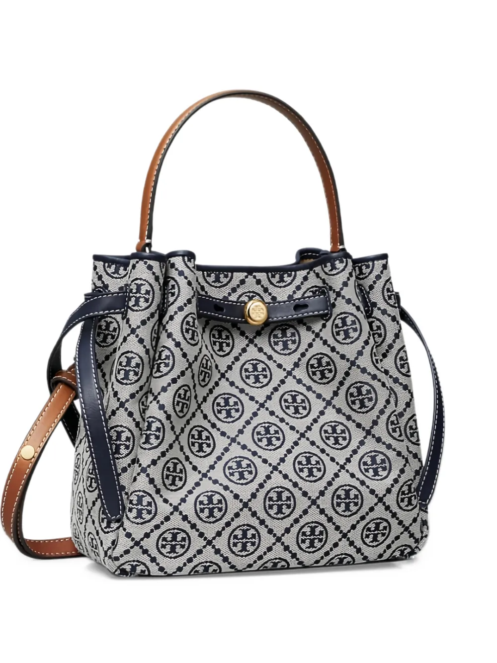 Tory Burch T-Monogram Romy bucket bag - Blu