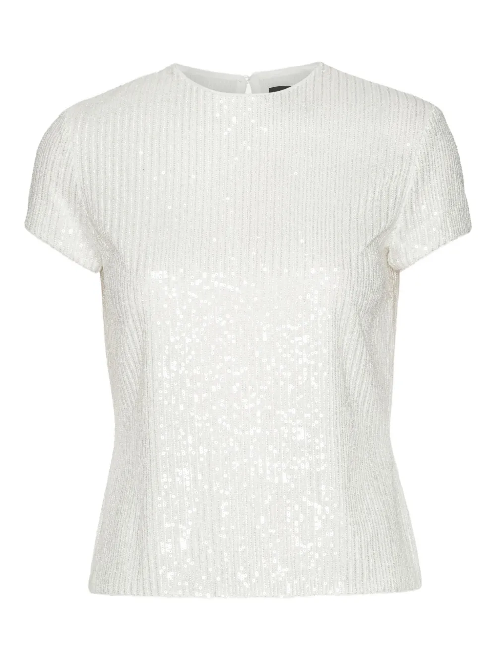 ROTATE BIRGER CHRISTENSEN sequin-embellishment T-shirt | White | Image 1