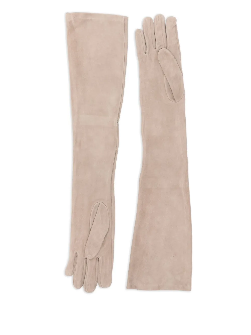 Peserico Handschoenen verfraaid met kralen - Beige