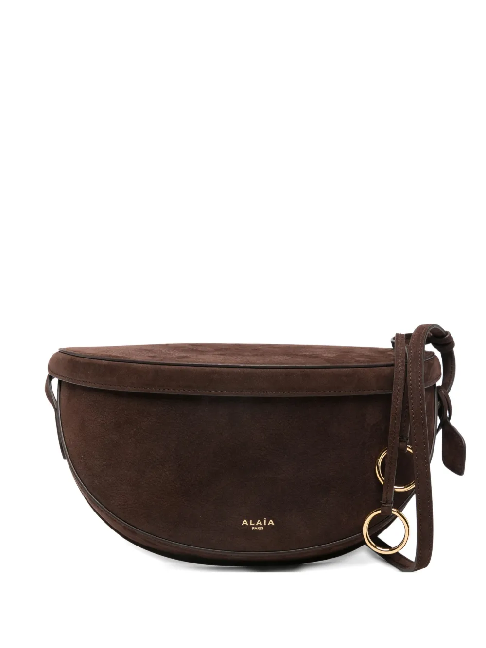 Alaïa half-moon suede tote bag | Brown | Image 1
