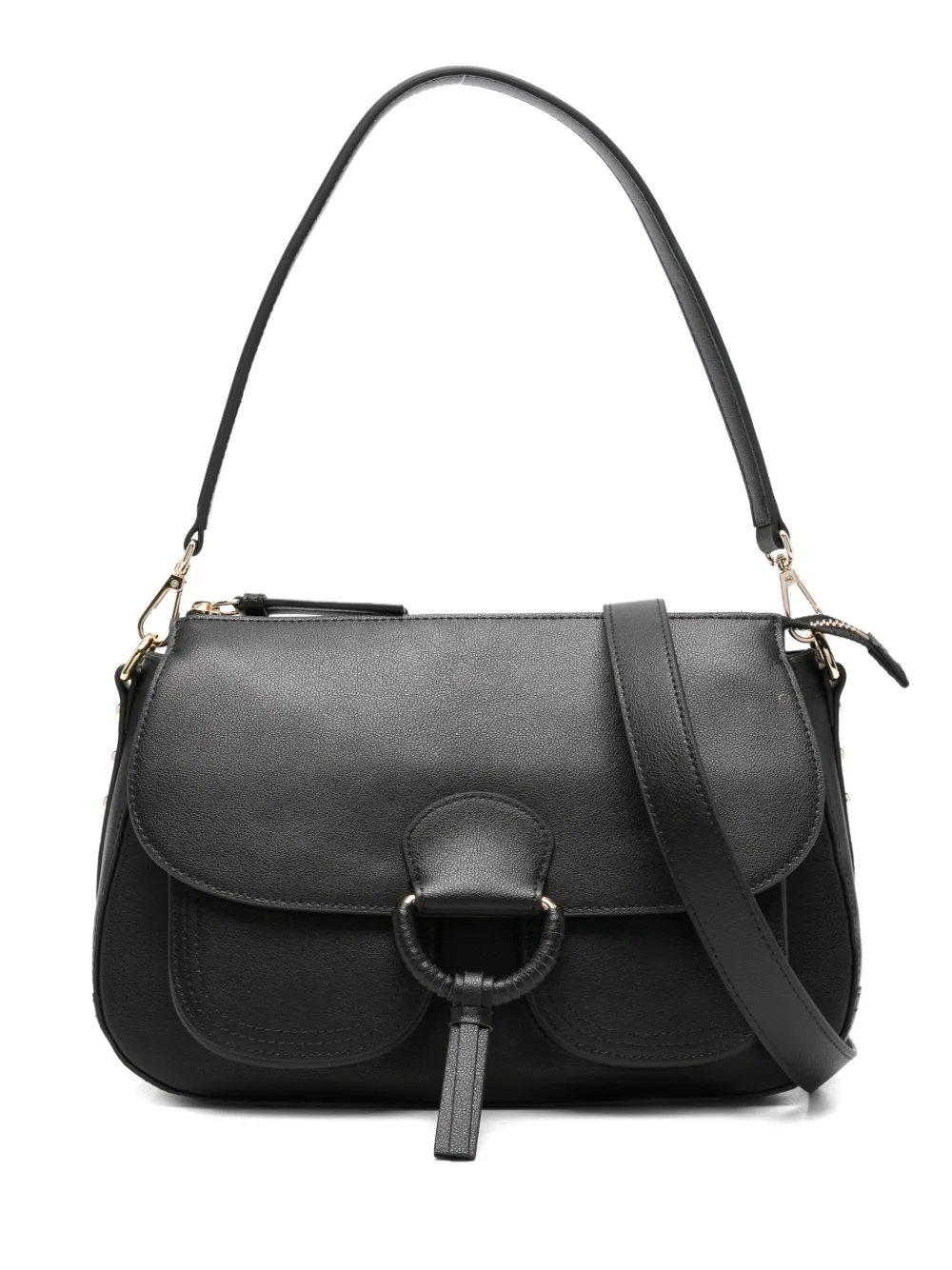 cromia Borsa a spalla con nappa - Nero