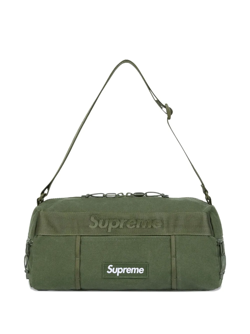 Supreme logo-patch holdall | Green | Image 1