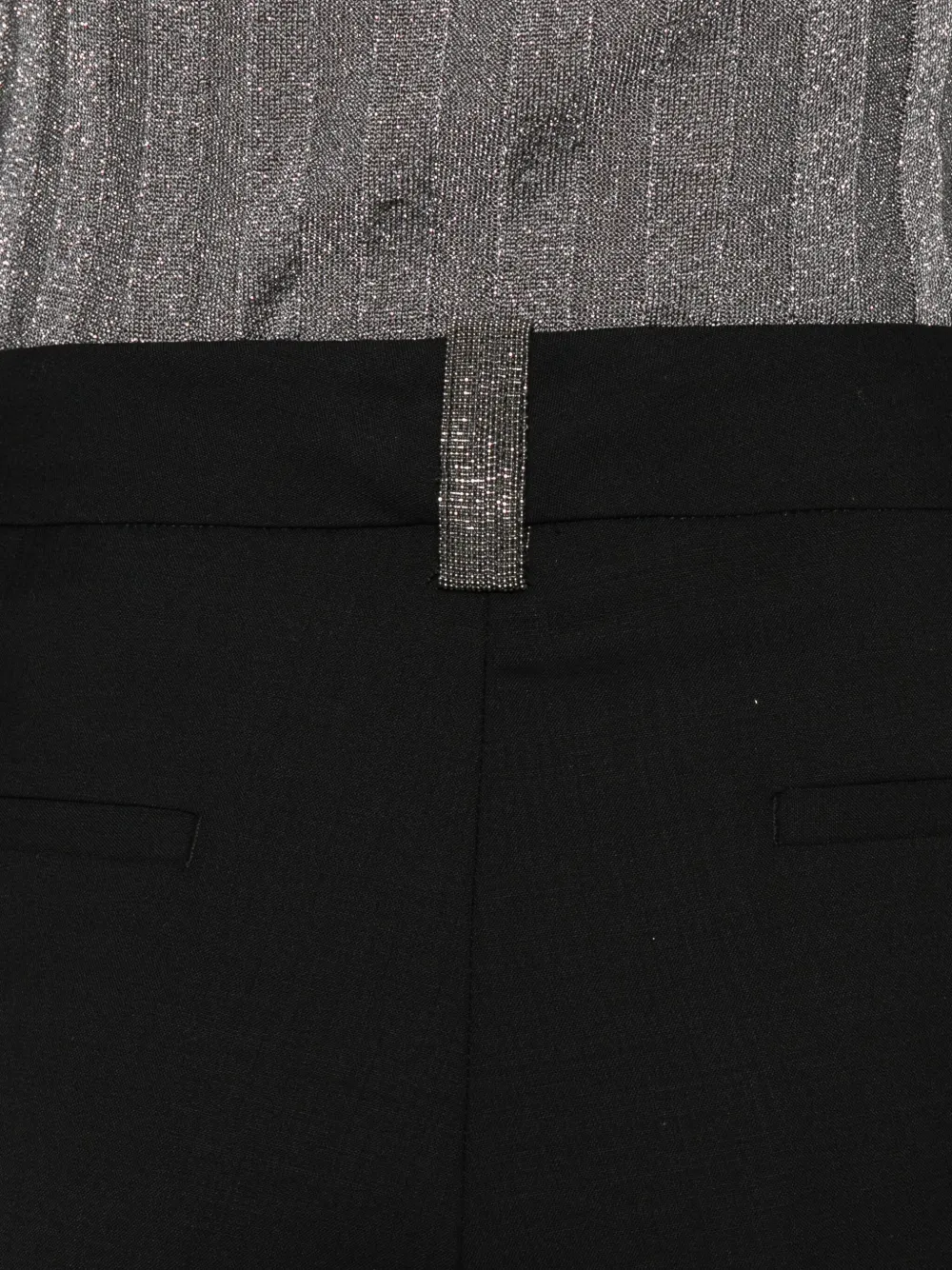 Fabiana Filippi High waist broek Zwart