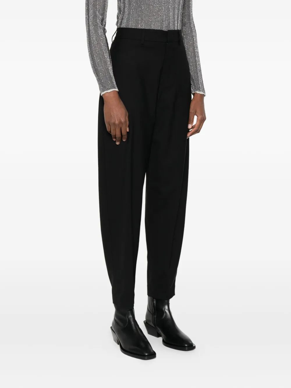 Fabiana Filippi High waist broek Zwart