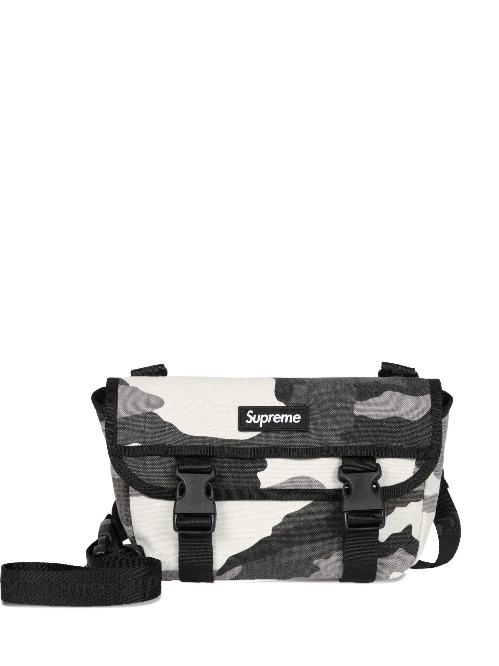 Supreme mini canvas messenger bag | Grey | Image 1