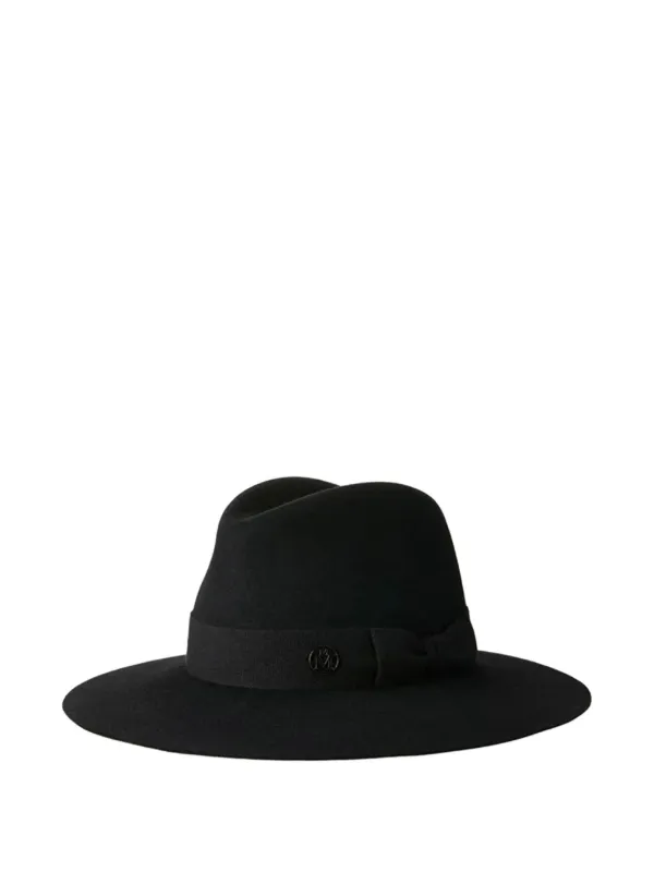 Maison Michel Zango カシミア フェドーラハット | ブラック | FARFETCH JP