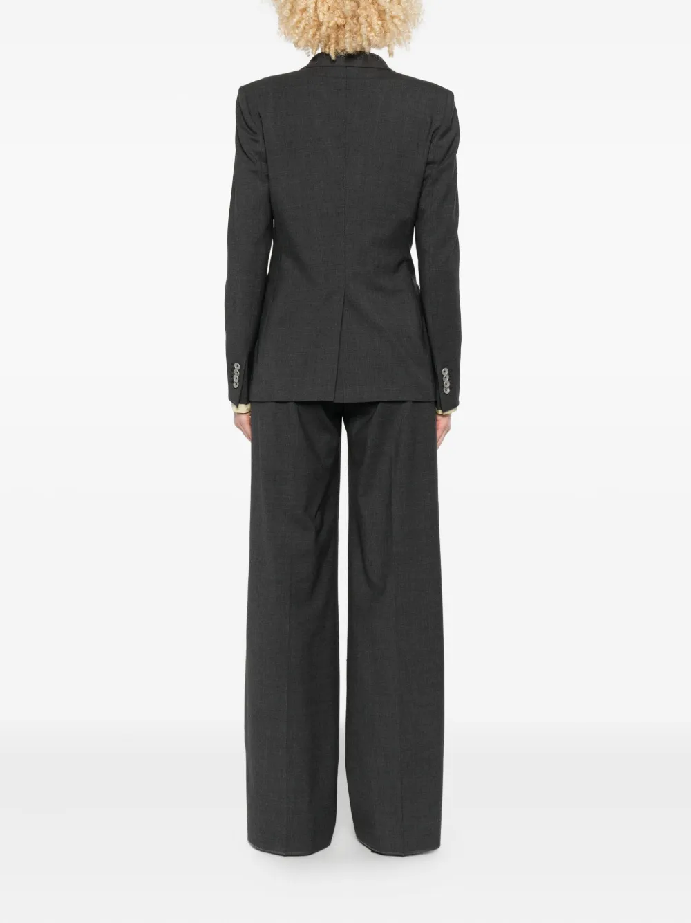 Tagliatore Double-breasted Wool Suit In Multi