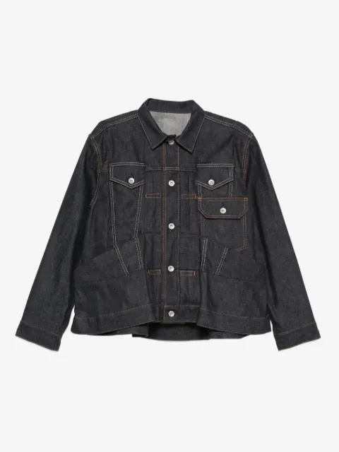 sacai pocketed cotton jacket