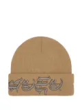 Supreme Blackletter beanie hat - Brown