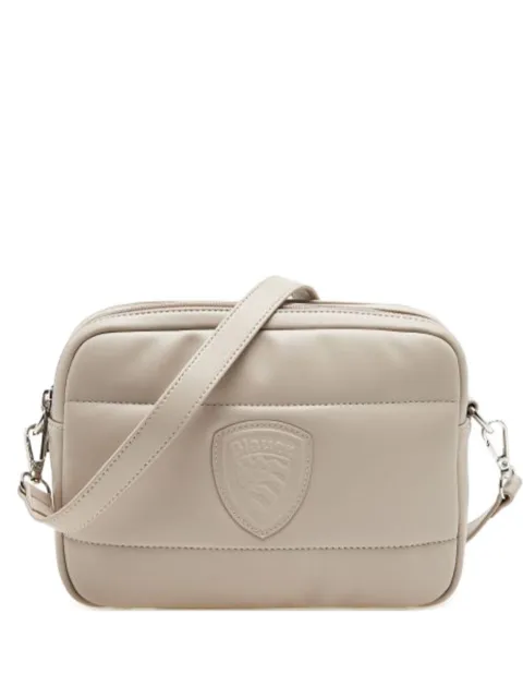 Blauer logo-embossed shoulder bag