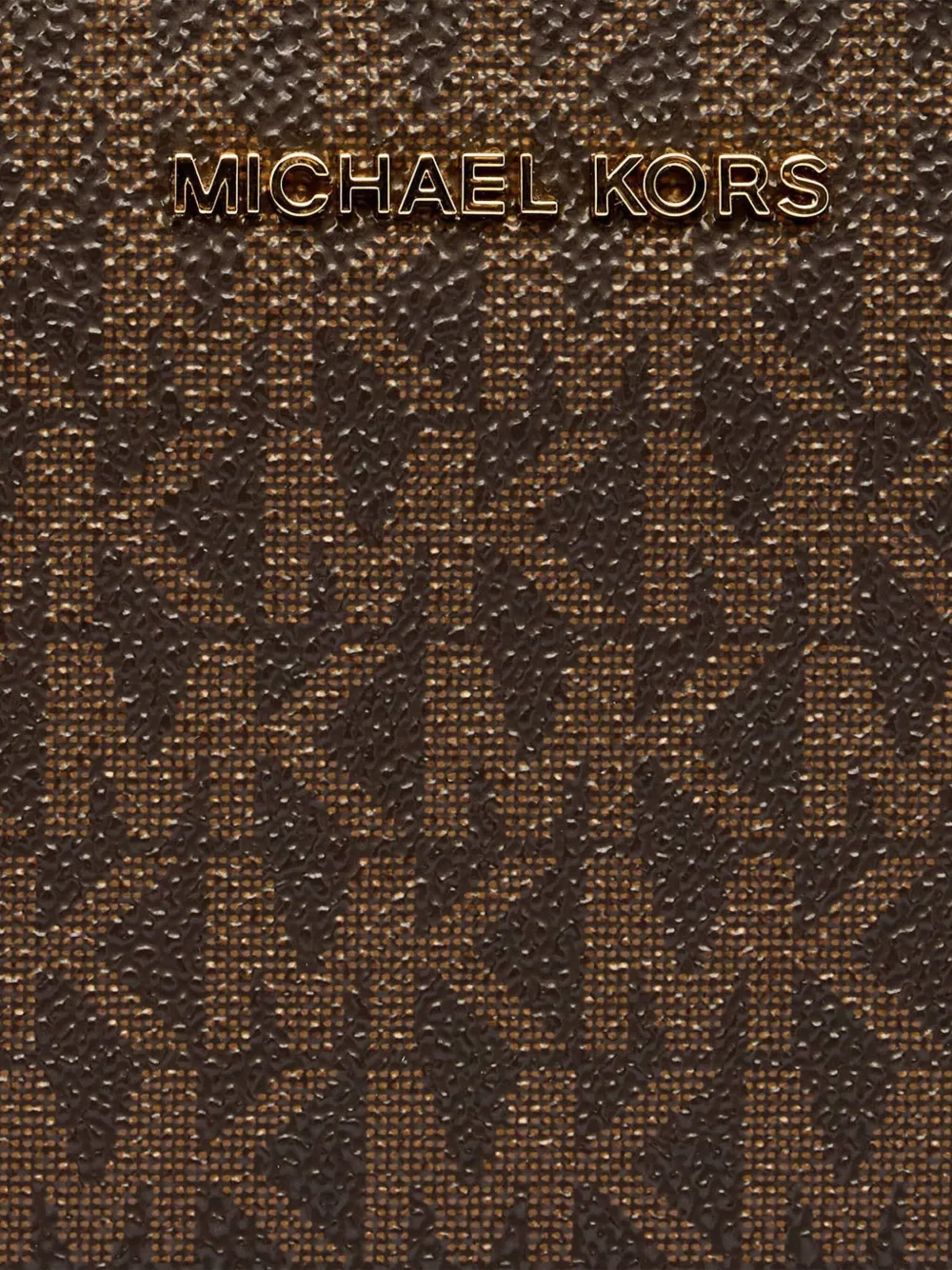 Michael Kors Large Jet Set Wallet In Brown