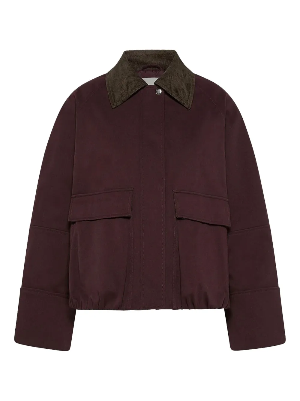 OOF WEAR corduroy-collar long-sleeve jacket | Red | Image 1