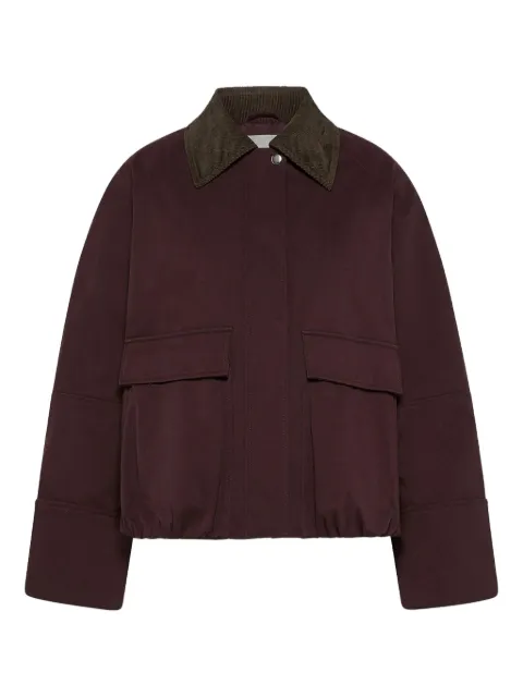 OOF WEAR chamarra con cuello de pana