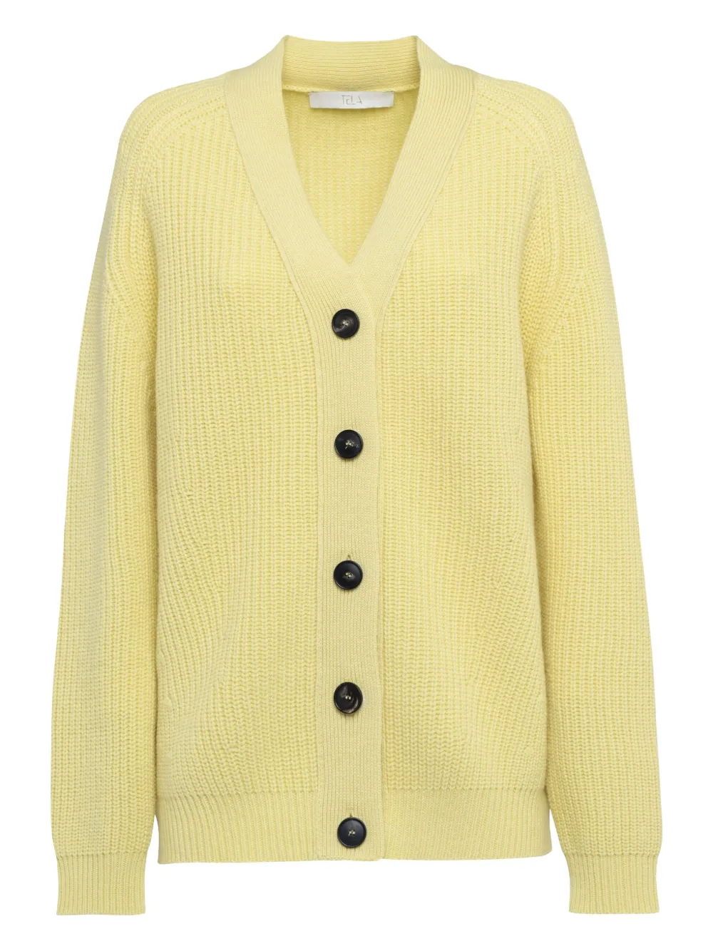 Tela ribbed V-neck cardigan | Image 1