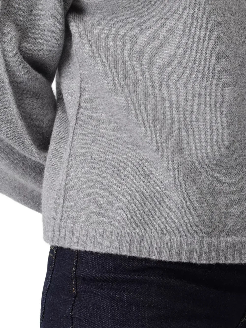 Twinset Mock-neck Sweater In Animal Print