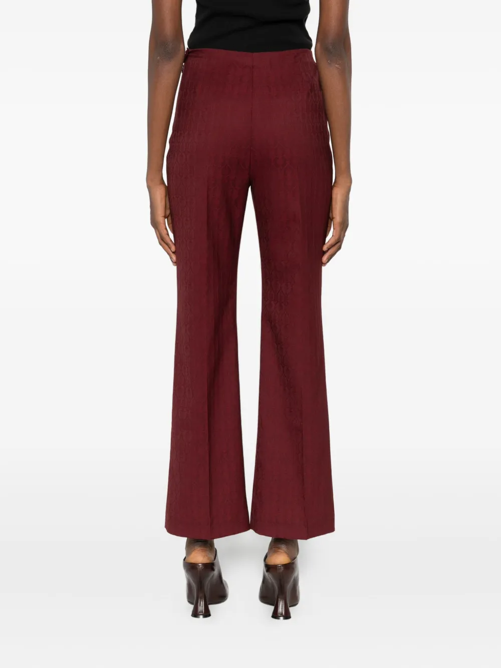 Etro Pressed-crease Trousers In Red
