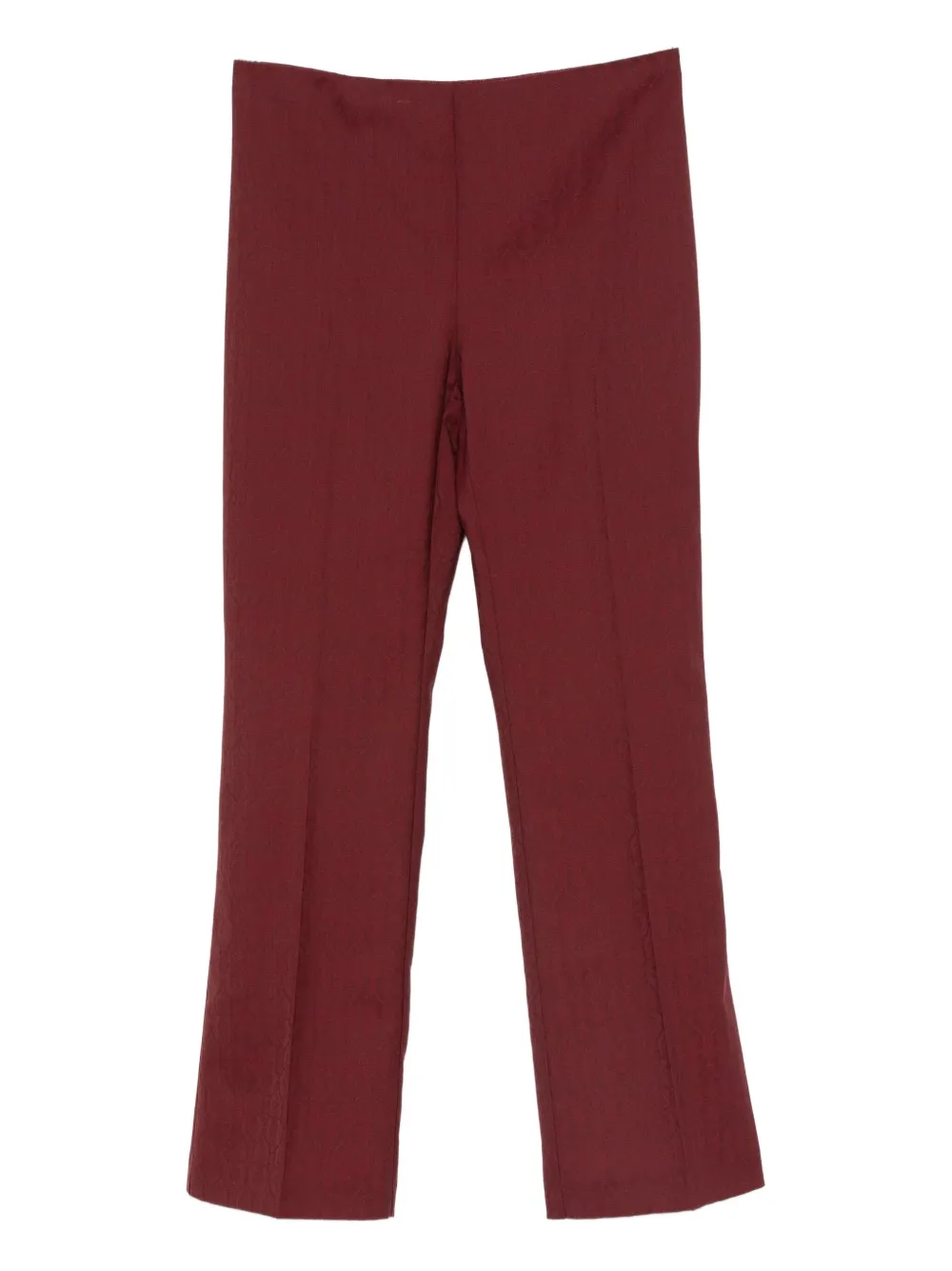 Etro Pressed-crease Trousers In Red
