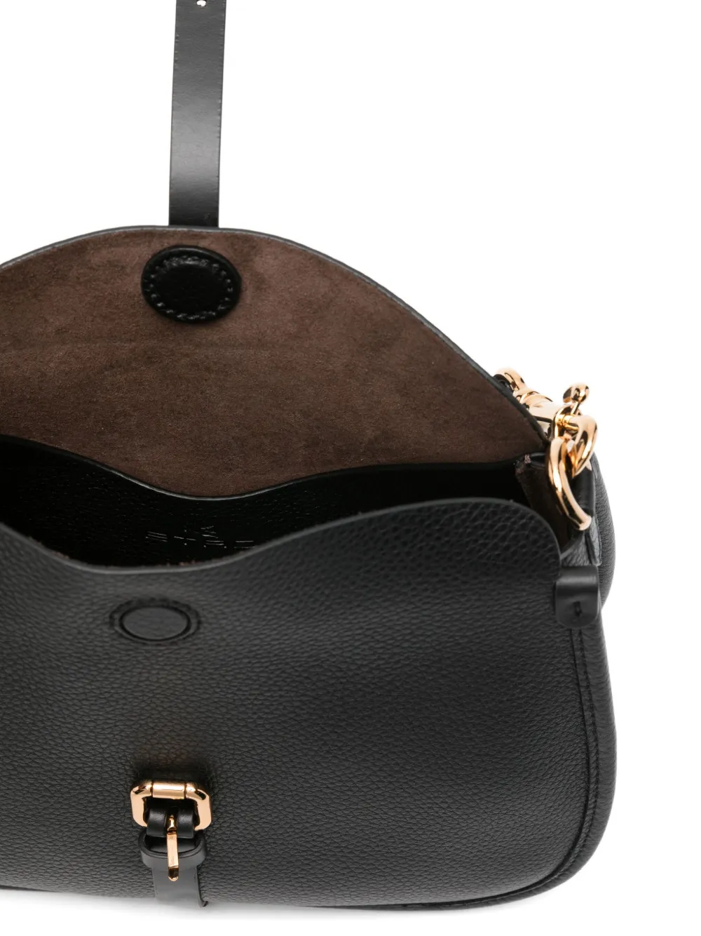 Etro Elegant Leather Crossbody Handbag In Black