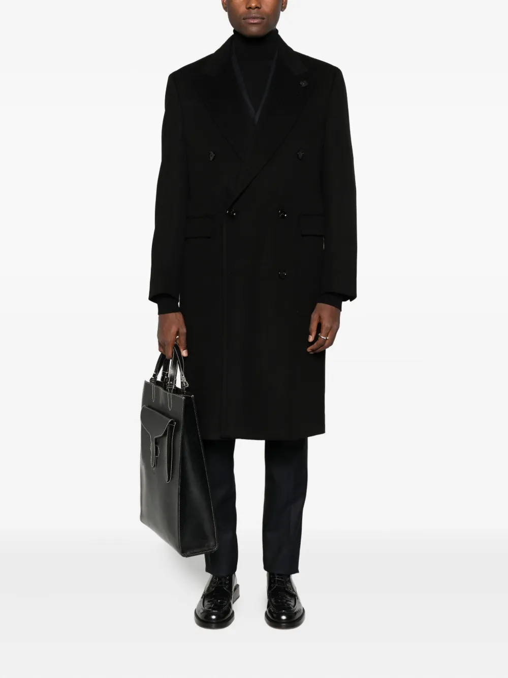 Lardini double-breasted coat | Double Breasted Coats | Image 2