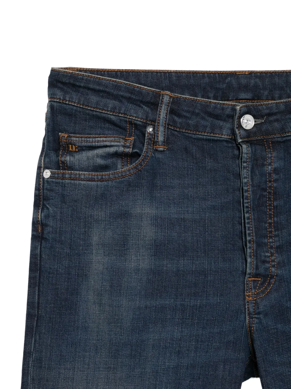 Nine In The Morning Jeans met effect Blauw