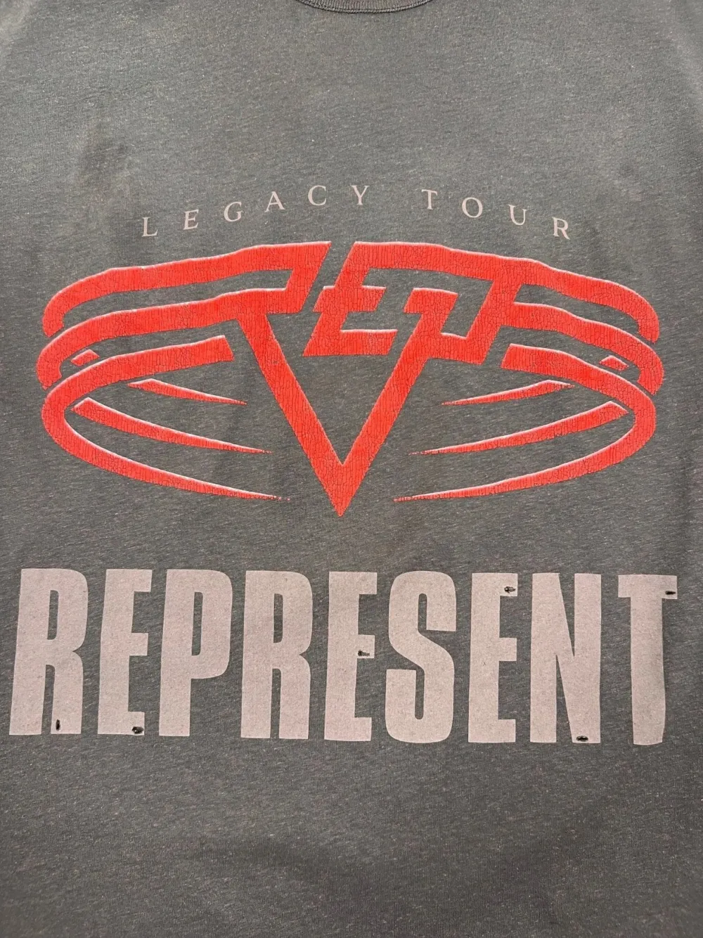 Represent Reversible Living Legacy Tour T-shirt In Gray