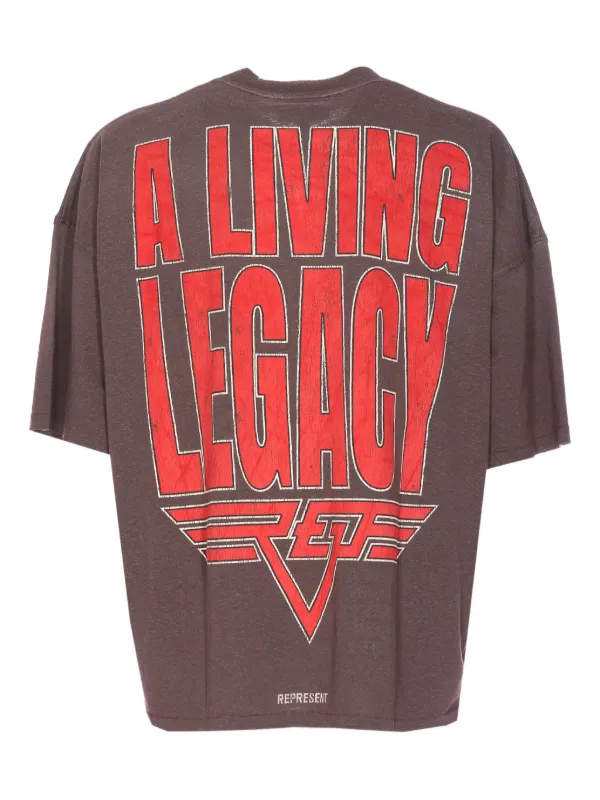 Represent Living Legacy Tour Reversible T-shirt | Black | FARFETCH