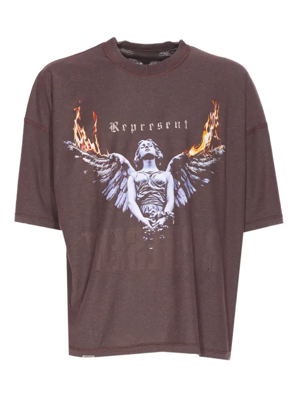 Represent Living Legacy Tour Reversible T-shirt | Black | FARFETCH