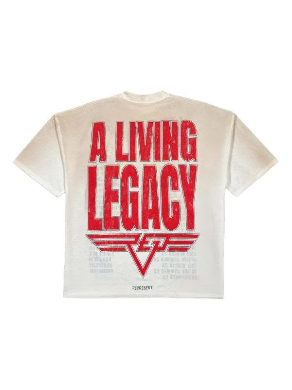 Represent Living Legacy Tour Graphic Tee | White | FARFETCH RO
