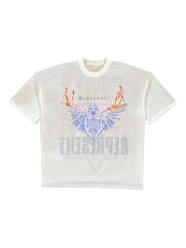 Represent Living Legacy Tour Graphic Tee | White | FARFETCH RO