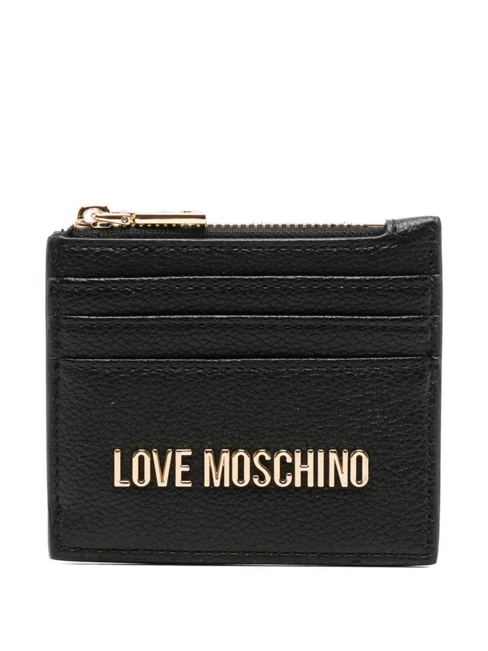 Love Moschino logo-plaque wallet | Black | Image 1
