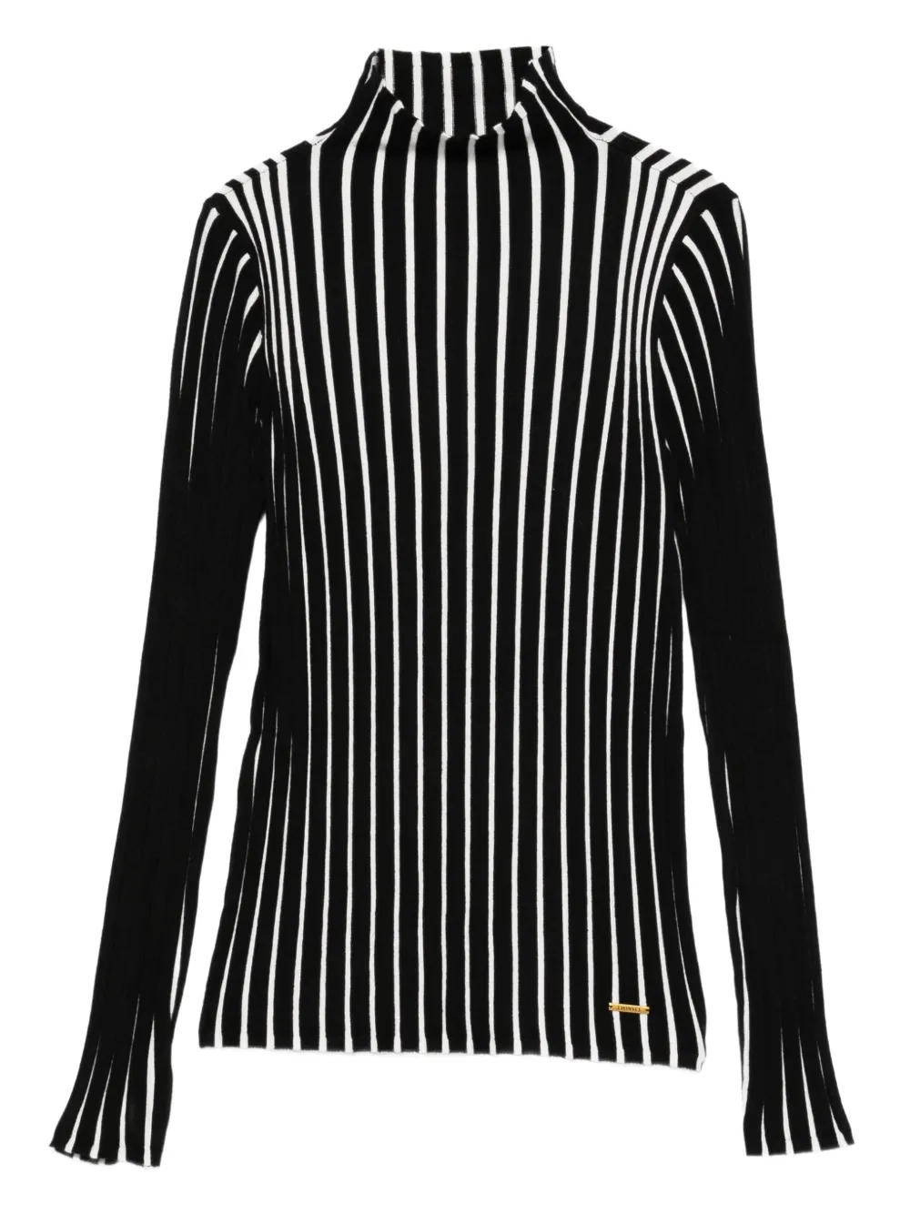 TWINSET ribbed stripe top | Black | Image 1