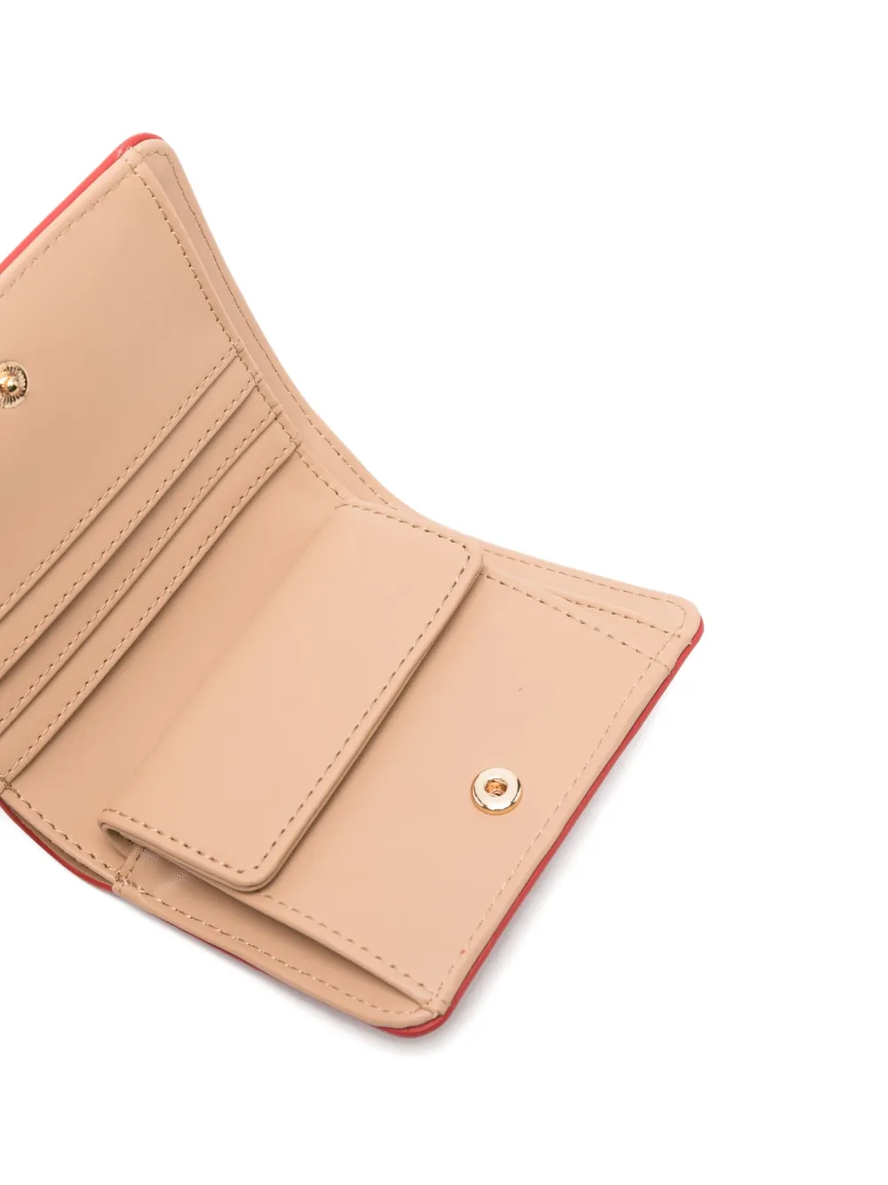 Love Moschino Logo-plaque Wallet In Red