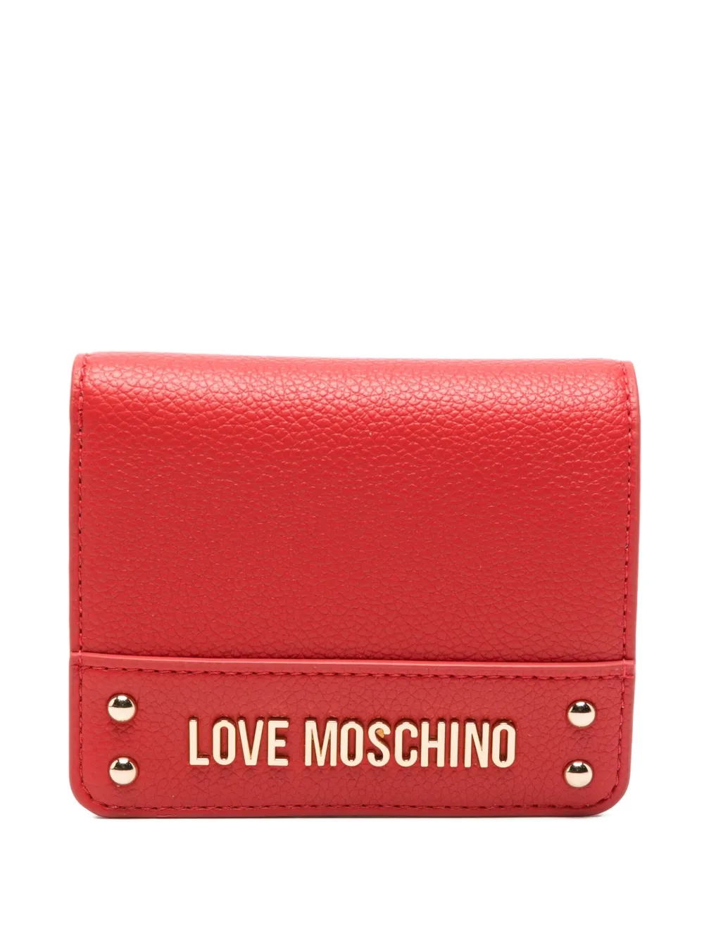 Love Moschino logo-plaque wallet | Red | Image 1