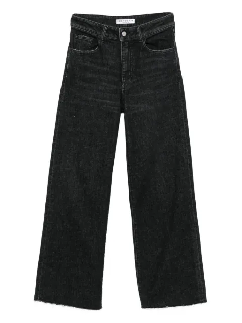 ICON DENIM Angie frayed-hem jeans