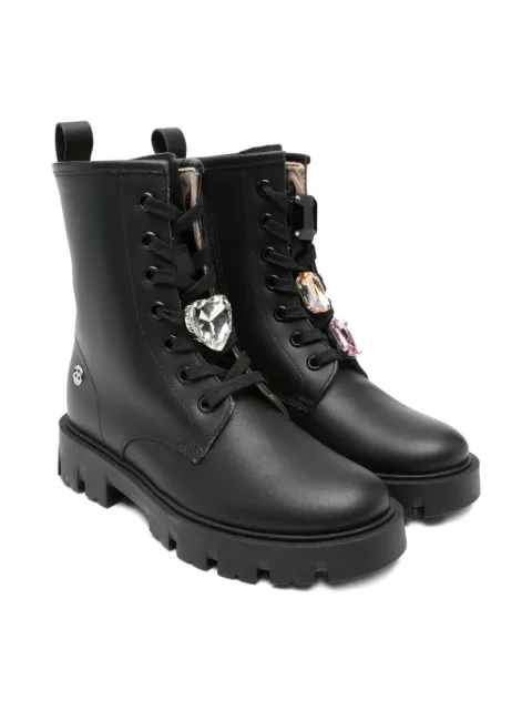 Florens leather lace-up boots