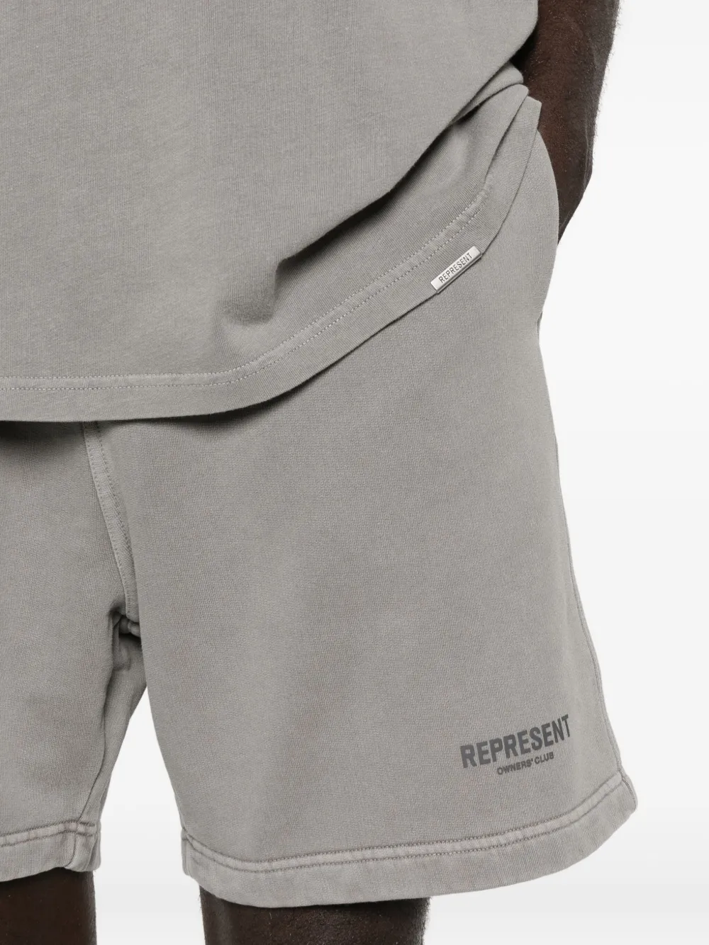 Represent Ultimate Track Shorts In Gray