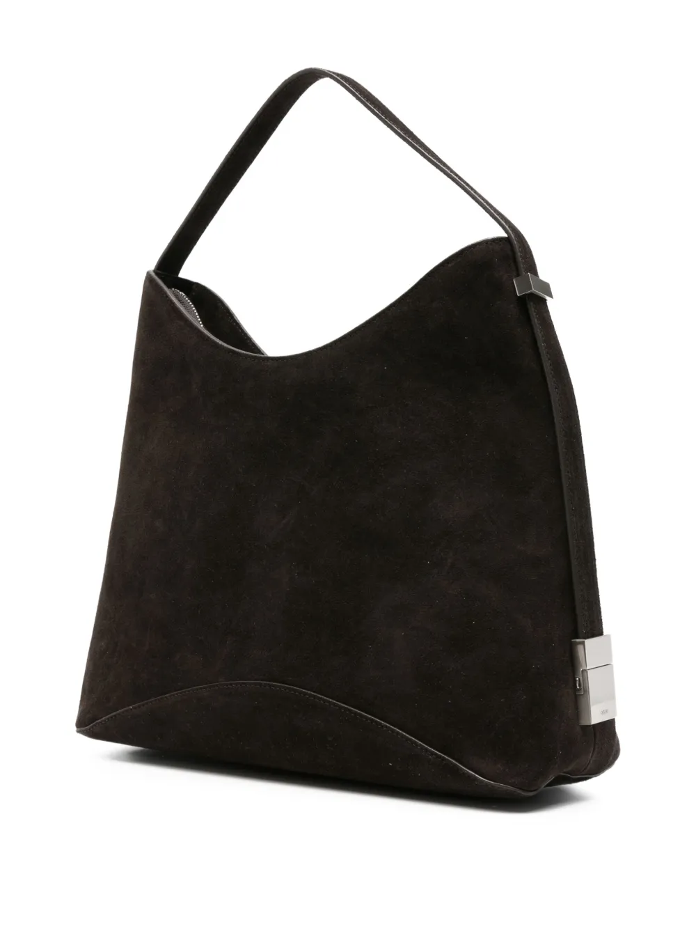 Osoi suede buckle-detail tote bag - Bruin