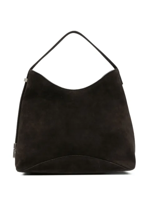 Osoi suede buckle-detail tote bag