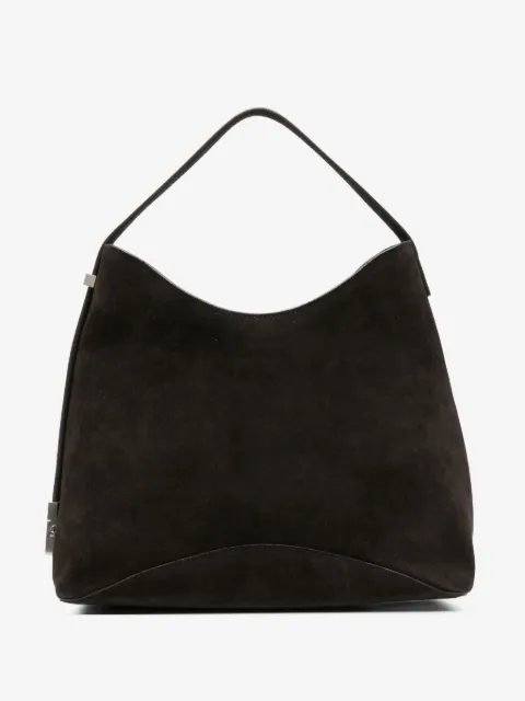 Osoi suede buckle-detail tote bag