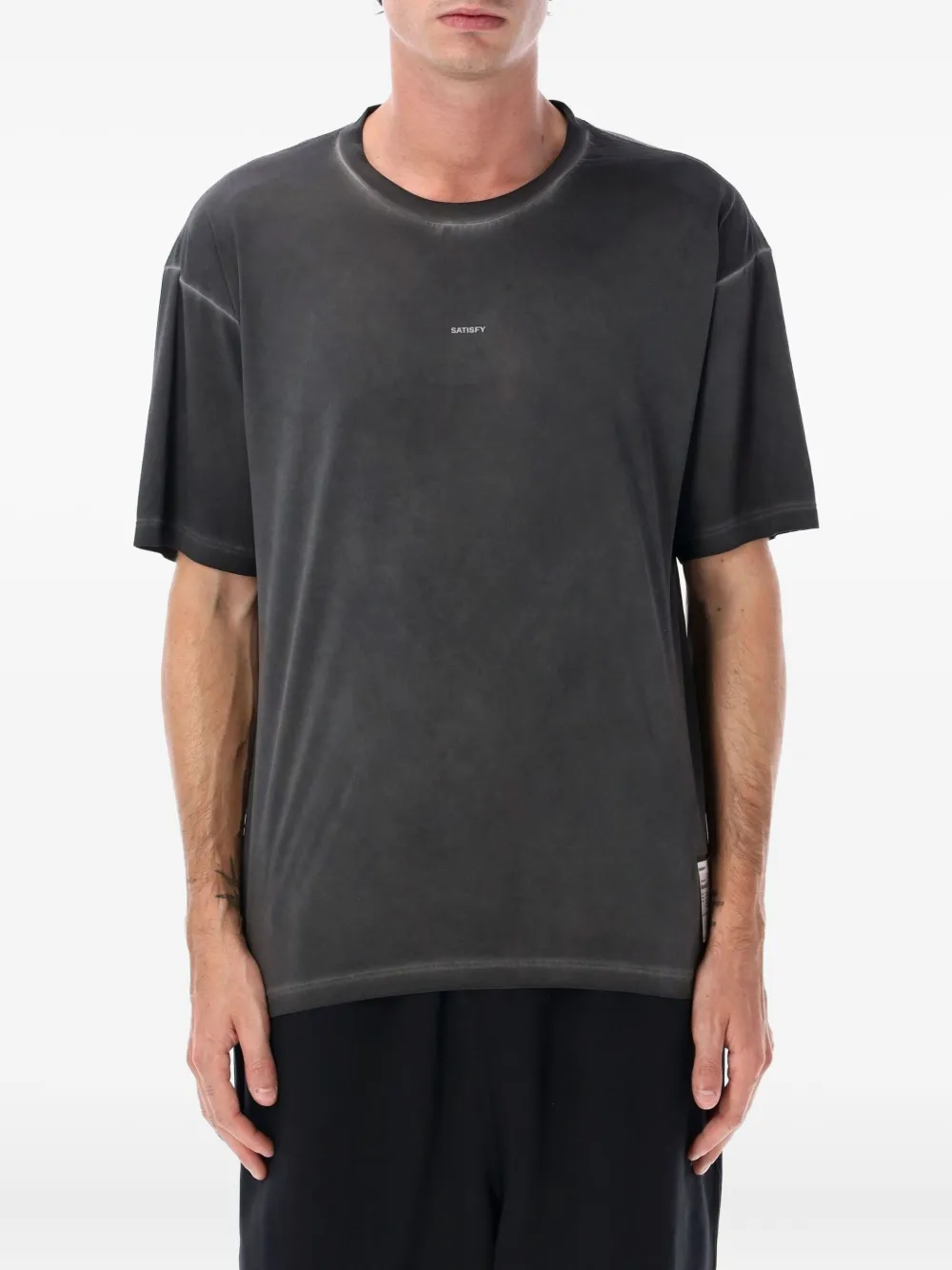 Satisfy Auralite logo-print T-shirt | Grey | Image 1