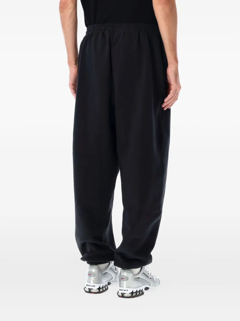 Nike swoosh-embellished track pants - Zwart