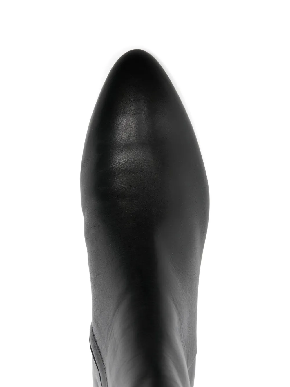 Aeyde 35mm Yasmin Leather Boots In Black