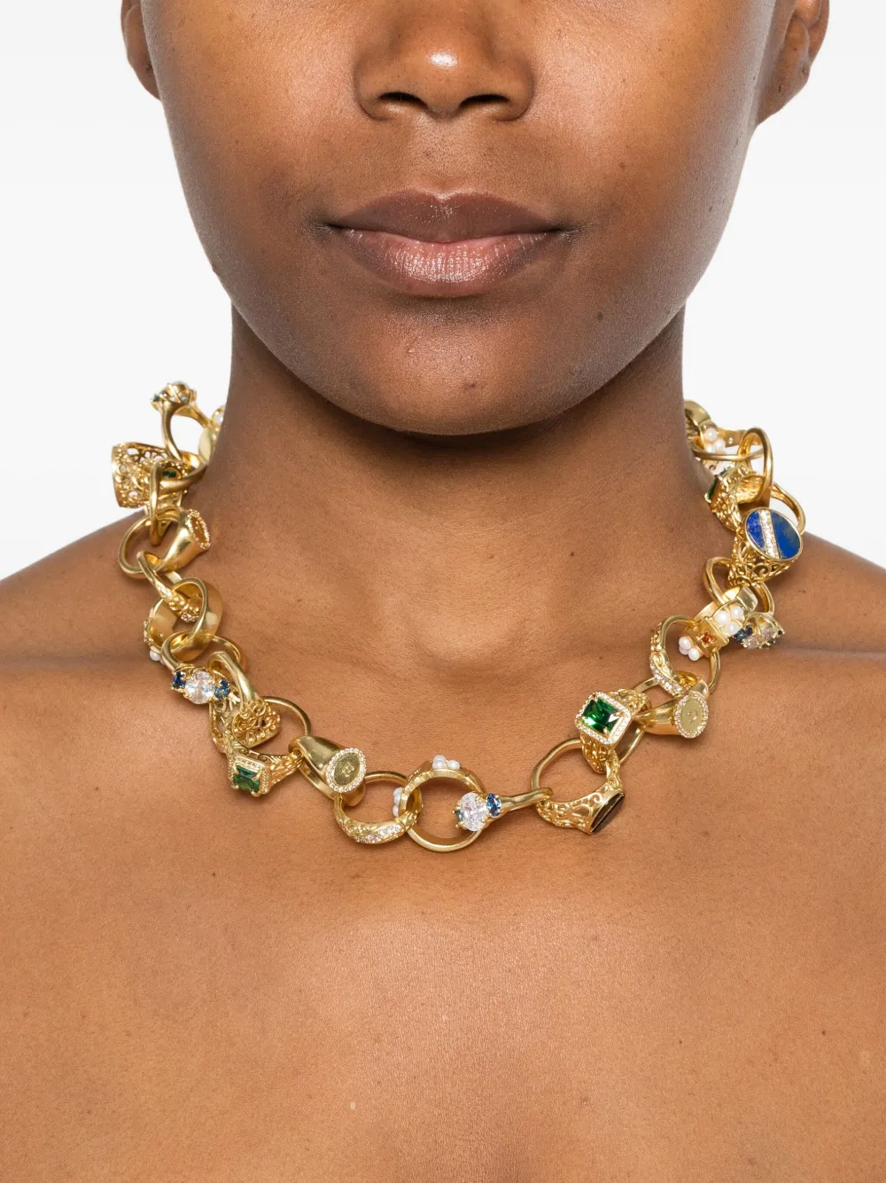 Medea Edwardian ring-chain necklace | Image 2