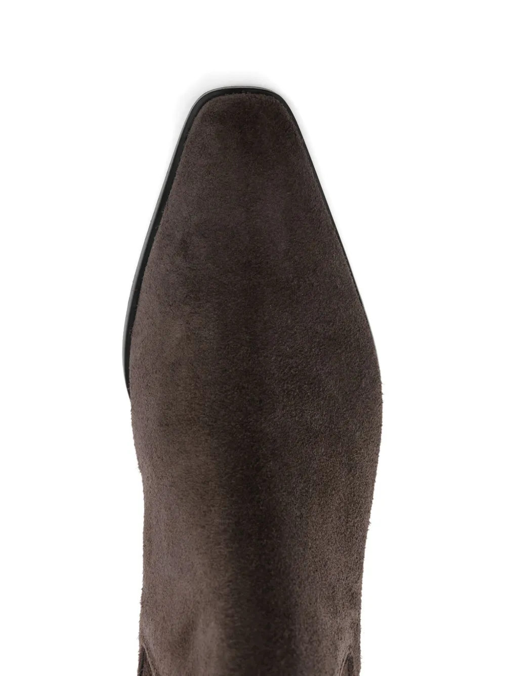 Aeyde Agata Cow Suede Leather Moka In Brown