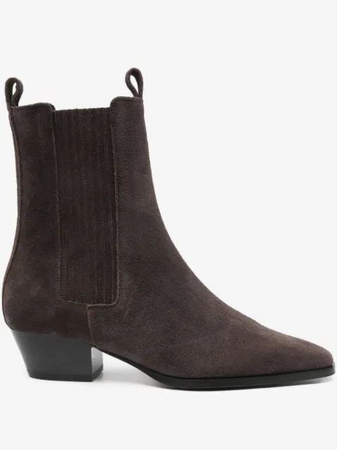 Aeyde botines Agata de gamuza con tacón de 40mm