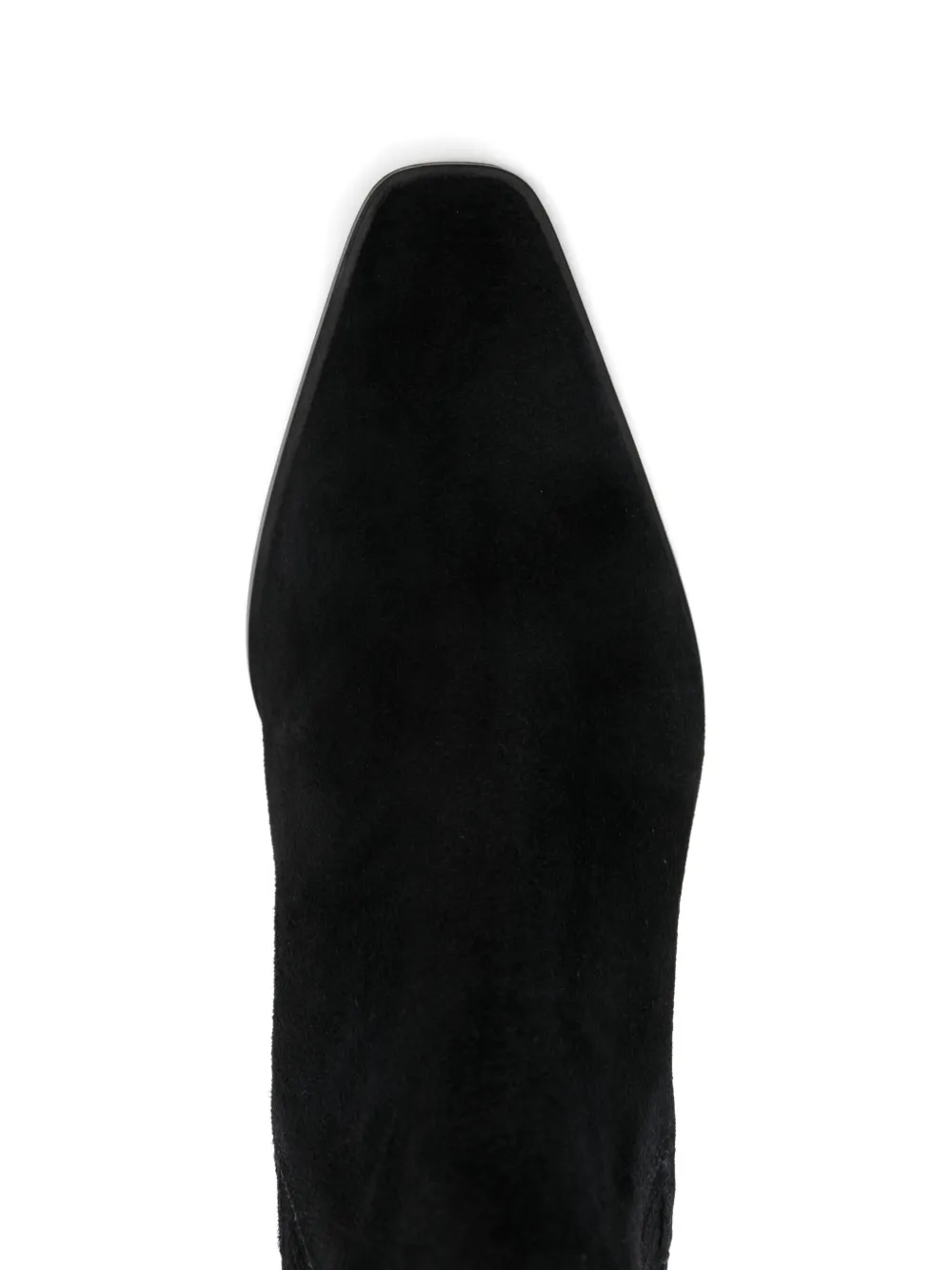 Aeyde 40mm Agata suede boots Zwart