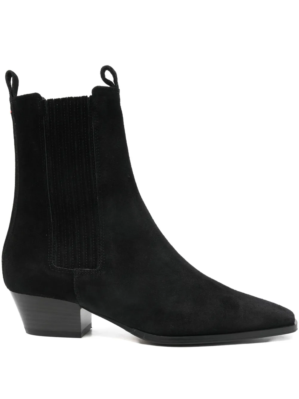Aeyde 40mm Agata suede boots Zwart