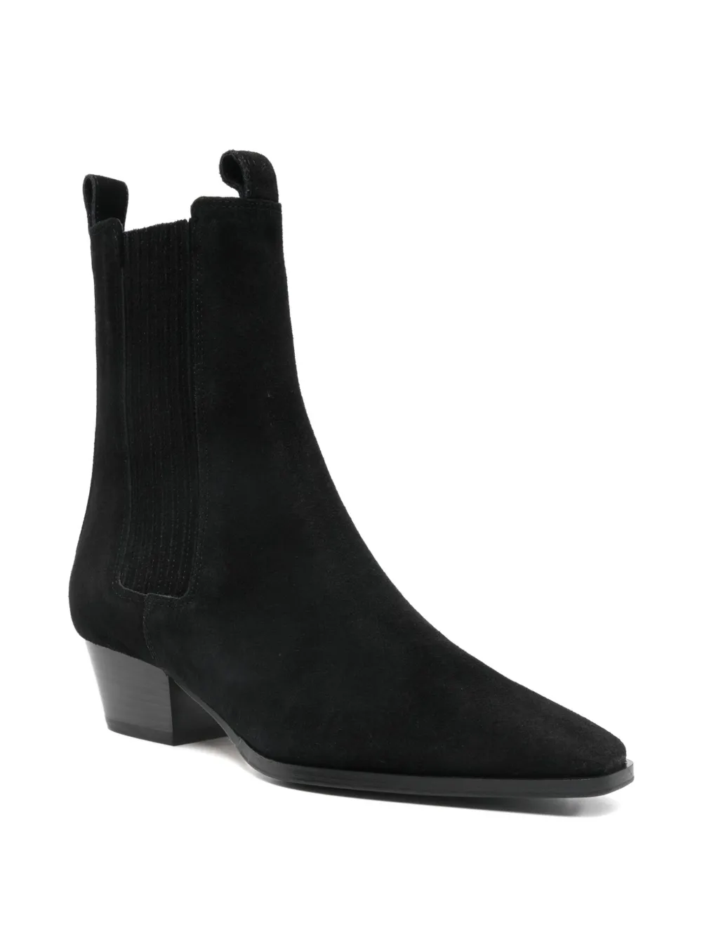 Aeyde 40mm Agata suede boots Zwart