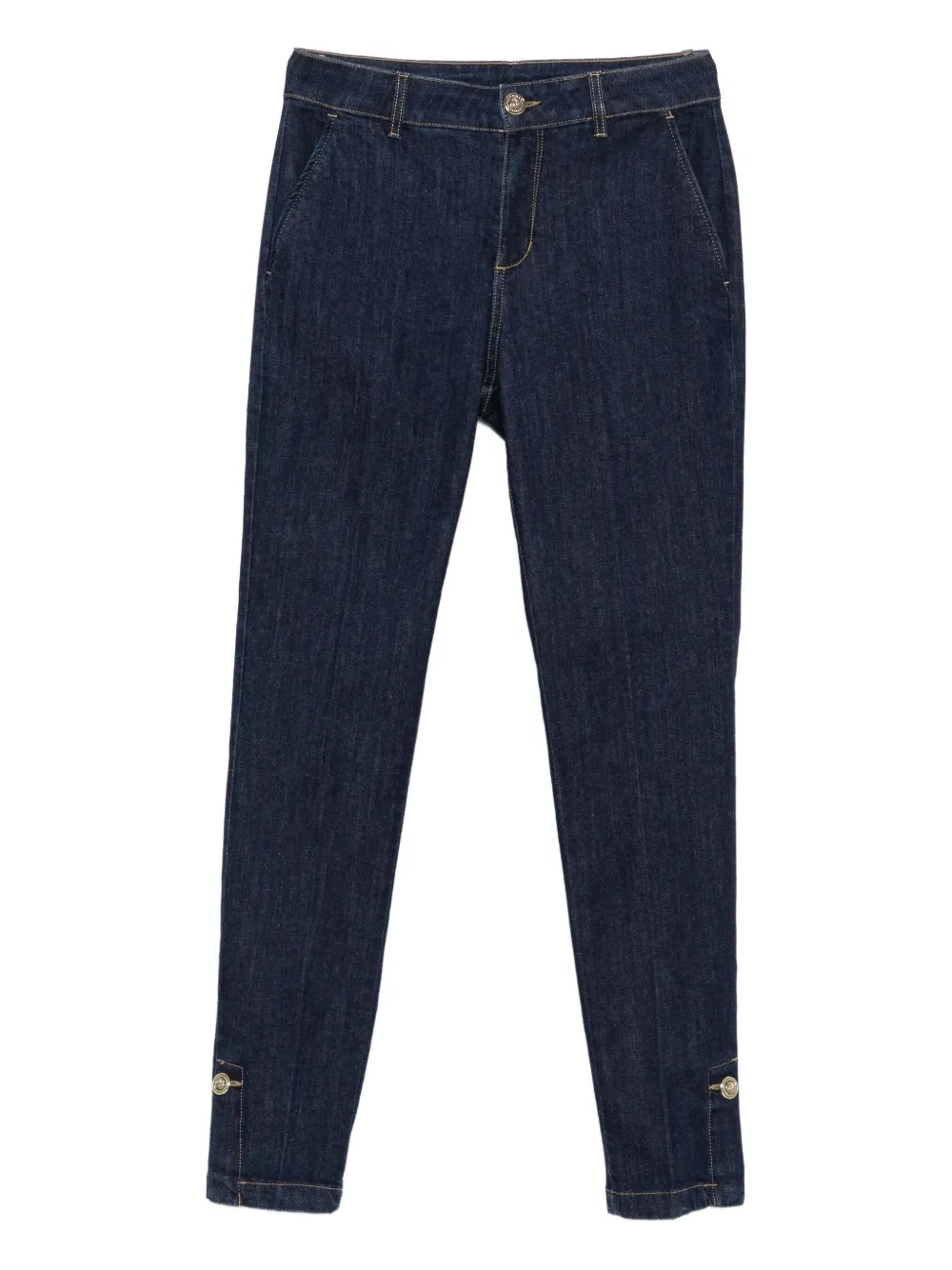 Liu •jo Button-detail Jeans In Blue