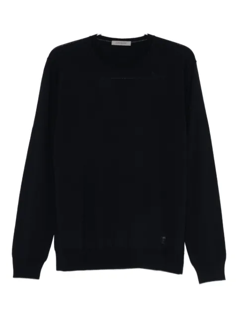 Corneliani crew-neck logo-detail sweater